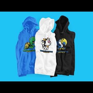 New Believe It Animal hoodies